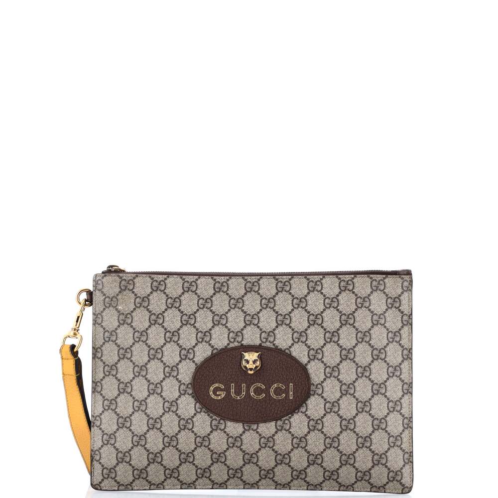 Gucci Neo Vintage Wristlet Pouch Gg #237884G81B
